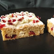 Cranberry Bliss Bars (Easy Version)