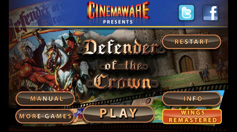 Android application Defender of the Crown screenshort
