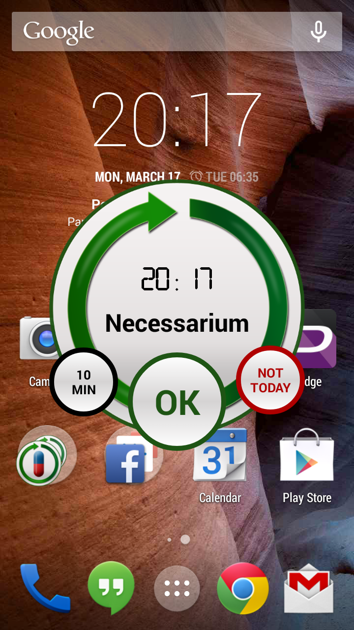 Android application Pill Organizer Pro screenshort