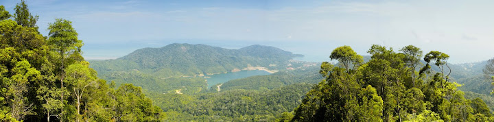 Teluk Bahang Dam from Laksamana Hill