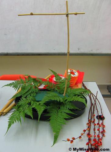 Bamboo and leather ferns Bamboo and leather ferns