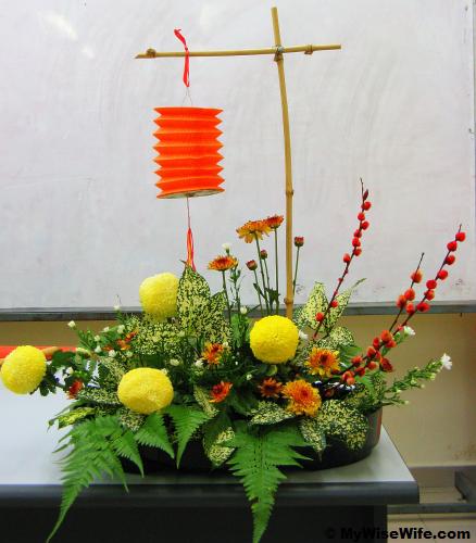 Floral Arrangement theme - Mid Autumn Festival Floral Arrangement theme - Mid Autumn Festival