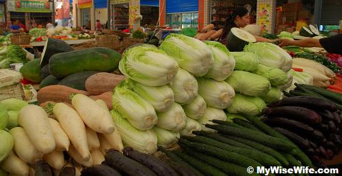 Vegetables in market Vegetables in market