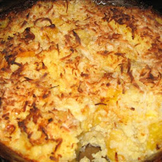 Banana, Mango, Apple Rice Kugel