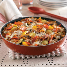 Pizza-style Rice Skillet