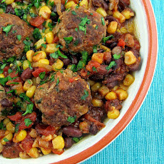 Southwest Meatball Skillet