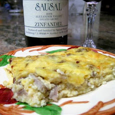 North Carolina Sausage and Grits Casserole