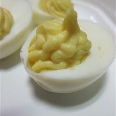 Potato Salad Deviled Eggs