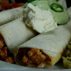 Cheesy Chicken Rice Burritos