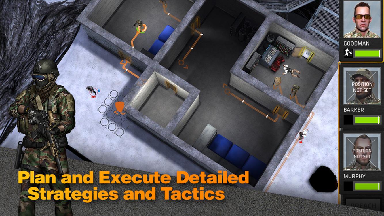 Android application Breach & Clear: Tactical Ops screenshort