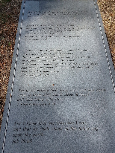 Jacob Memorial Scripture