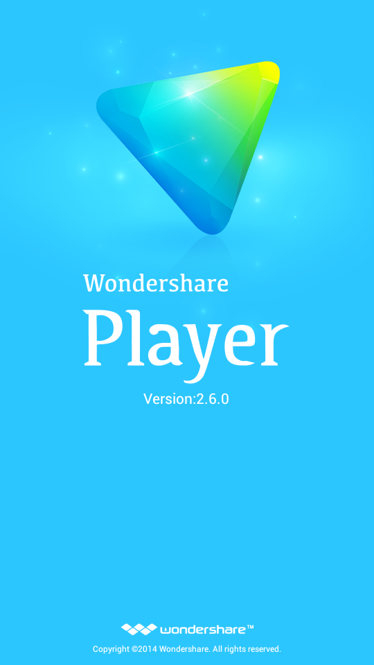 Android application Wondershare Player screenshort