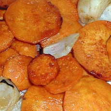 Honey and Mustard Sweet Potatoes