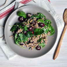 Farro and Cherry Salad with Champagne Vinaigrette