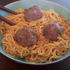 Asian Meatballs With Spicy Lime Dipping Sauce