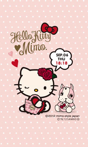 mimo.×HELLO KITTY ライブ壁紙