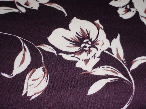 Deep Wine Floral