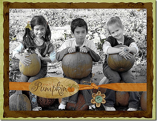 pumpkin patch kids framed