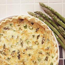 Wild Asparagus Quiche