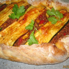 Moroccan Lamb and Zucchini Pide