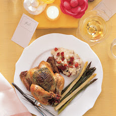 Garlic-Rosemary Mashed Potatoes With Crispy Pancetta