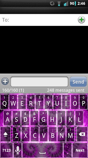 Pink Tie Dye Keyboard Skin