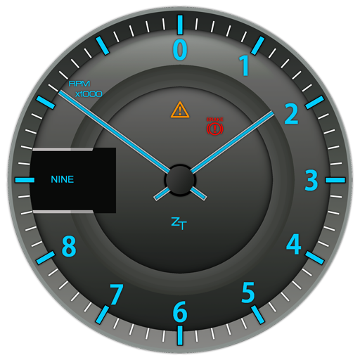 Sport Tachometer Analog Clock LOGO-APP點子