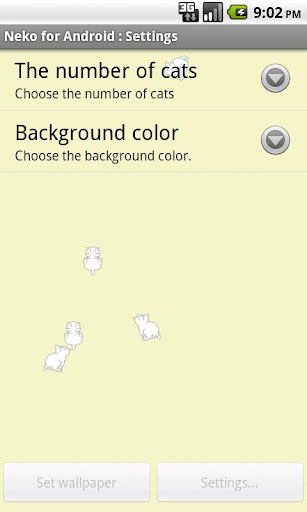 Neko for Android LiveWallpaper
