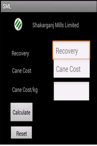 SML - Cane Cost Calculator