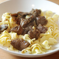 Italian-Style Venison Stew with Egg Noodles