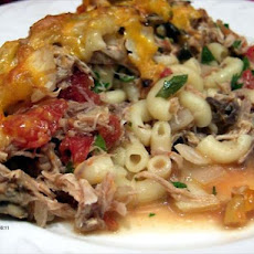 Lighter Chicken Macaroni Casserole