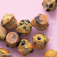 Healthy Banana-Blueberry Muffins
