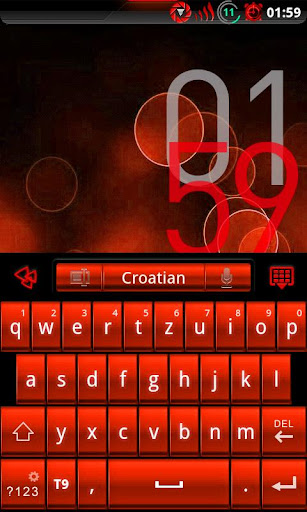 GOKeyboard Theme - BloodRed