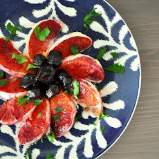 Blood Orange and Cured Black Olive Salad