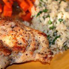 Chicken Tenders With Lemon Spinach Rice