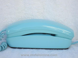 Desk Phones - Western Electric 1220A AD1 10 Button Trimline Blue 1