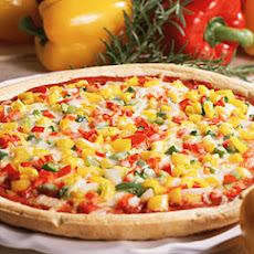 Three-Pepper Pizza