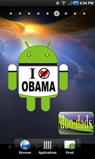 I don't love Obama doo-dad