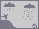 Thumbnail of the map 'Rain And Hail'