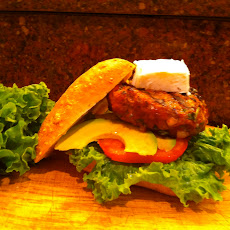 Smokey Chipotle Burgers with Goat Cheese