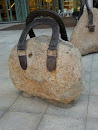 Stone Handbag Sculpture