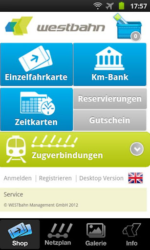 Westbahn App