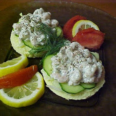 Open - Face Bay Shrimp Sandwich