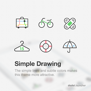 How to download Simple Drawing dodol theme 4.3 apk for laptop