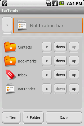 BarTender - Notifications Menu