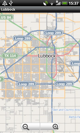 Lubbock Street Map