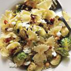 Bowties, Brussels Sprouts and Candied Almonds