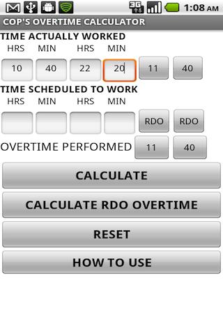 【免費工具App】Cop's Overtime Calculator-APP點子