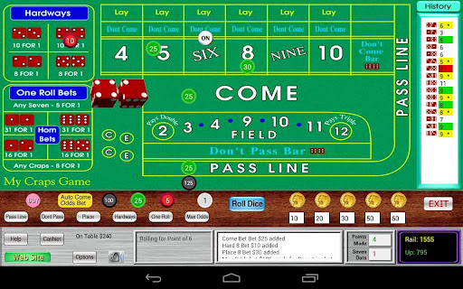 My Craps Game for Nexus 7