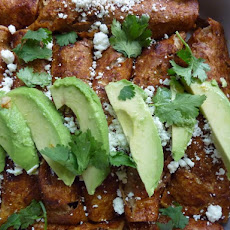 Potato and Carrot Enchiladas